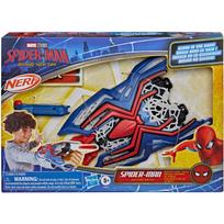 Spider-Man žaislinis blasteris G2454, 4 pak., 3-6 metai, šviesos efektai, šviečia tamsoje, dvigubo vamzdžio šaudymas, 2 strėlės