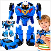 WKS transformuojamas robotas-automobilis 2 viename, figūrėlė, mėlynas