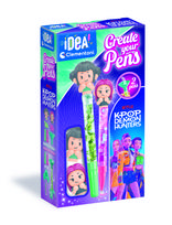 CLEMENTONI IDEA rašiklio gaminimo rinkinys Kpop Zoey and Mira, 18478