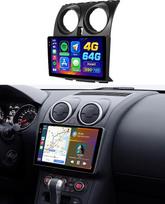4+64G automobilių radijas, skirtas „Nissan Qashqai J10“ (2006–2016 m.) su „CarPlay“ ir „Android Auto“ funkcijomis