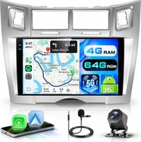 4G+128G automobilių radijas, skirtas „Toyota Yaris“/„Vizi“ (2005–2011 m.) su „CarPlay“, 5G, „Wi-Fi“ ir GPS