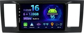 6G+128G automobilių radijas su „Android 16“ sistema, skirtas „VW Transporter T6“ (2016–2021 m.)