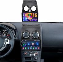 9 colių „Android 15“ radijas „Nissan Qashqai J10“ (2006–2016 m.) su „CarPlay“, GPS ir kamera +
