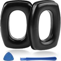 Atsarginės ausinių pagalvėlės, skirtos „Howard Leight“, „Honeywell Impact Sport“, „Impact Pro“, „Sync“, „Leightning“, „Awesafe GF01“, „ZOHAN EM054“, „Prohear 030/036/016“ ausinėms; ausinių pagalvėlių pakaitalai iš dirbtinės odos (juodos spalvos)