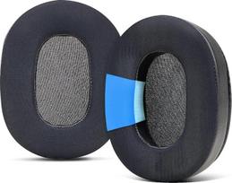 Atsarginės gelinės aušinamosios ausų pagalvėlės, skirtos „Sony ULT WEAR“ (WH-ULT900N) belaidėms triukšmo slopinimo ausinėms, iš atminties putų, juodos spalvos