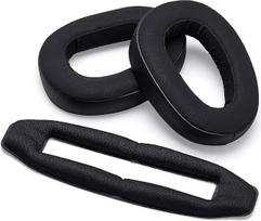 Ausų pagalvėlės ir galvos juostos paminkštinimas, suderinamas su „Sennheiser“ GSP 500, GSP 550, GSP 600 ir GSP 670 ausinėmis. Proteininė oda, minkšta didelio tankio puta, „Alcantara“. Lengvas montavimas