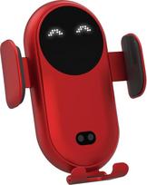 Automobilinis mobiliojo telefono laikiklis su įkrovimo funkcija, automobilinis belaidis įkroviklis su mobiliojo telefono laikikliu, indukcinė įkrovimo stotelė automobiliui, dvigubos ritės belaidis įkroviklis automobiliui, 360° pasukamas mobiliojo telefono