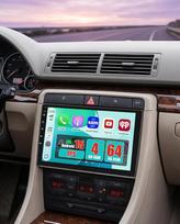 Automobilinis radijas, skirtas „Audi A4“, „S4“, „RS4“ (8E, B6, B7) (2000–2009 m.) su „CarPlay“ ir „Android Auto“ funkcijomis