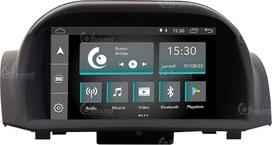 Automobilinis radijas, skirtas „Ford Fiesta Mkvi“ (2008–2012 m.) su „Android“, GPS, „Bluetooth“, „Wi-Fi“, USB, DAB+ ir 7 colių jutikliniu ekranu, 8 branduolių procesoriumi, „CarPlay“ ir „Android Auto“