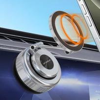 Automobilinis telefono laikiklis, 360° vakuuminis ir magnetinis, tinka tik ant visiškai lygaus paviršiaus