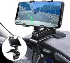 Automobilinis telefono laikiklis, pasukamas prietaisų skydelio spaustukas, 360 laipsnių kampu pasukamas mobiliojo telefono laikiklis, skirtas 4–7 colių išmaniesiems telefonams