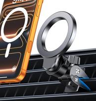 Automobilinis „iPhone“ laikiklis, 20 galingų magnetų, magnetinis mobiliojo telefono laikiklis, skirtas montuoti ant oro ventiliacijos angų, automobilinis laikiklis, laisvų rankų įranga, automobilinis „iPhone“ laikiklis, skirtas „iPhone 15“, „14“, „13 Pro