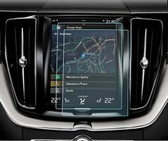 BIXUAN 8,7 colių, suderinama su 2018–2025 m. „Volvo“ XC40, XC90, XC60 modeliais, navigacijos apsauginė plėvelė, GPS automobilinė skaidri ekrano apsauga, nano plėvelė, XC40, XC60, XC90 priedai [2 vnt. rinkinys]