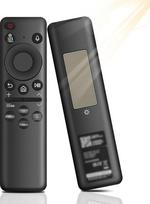 BN59-01432A „Solar Voice“ nuotolinio valdymo pultas, skirtas „Samsung“ „Smart TV“ televizoriams, universalus nuotolinio valdymo pultas su „Bluetooth“ funkcija ir USB-C įkrovimu, suderinamas su 2023 m. „Samsung“ QLED televizorių modeliais – juodos spalvos