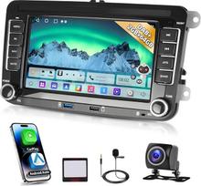 DAB „CarPlay“ automobilių radijas, skirtas „VW Golf“, „Tiguan“, „Touran“, „Passat“, „Polo“, „Skoda Caddy“ ir „Seat“ automobiliams – 2+64G belaidis „Android“ automobilių grotuvas su GPS navigacija, „Wi-Fi“, FM/RDS radiju, SWC, „Bluetooth“, „CANbus“, ekvala