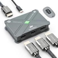 Dviejų krypčių HDMI 2.1 komutatorius – 8K@60Hz ir 4K@120Hz, 48Gbps