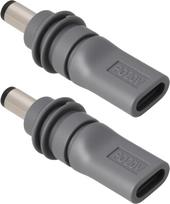 EMSea 2 vnt. USB-C (moteriškos) į DC5521 (vyriškos) maitinimo adapterių rinkinys, suderinamas su „Starlink Mini“ kabeliu