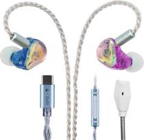 EPZ G30 1DD+1BA žaidimų ausinės, „Type-C“ ausinės su Hi-Fi DAC ir virtualia