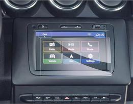 GAFAT „Dacia Duster“ 2018–2021 m. 7 colių navigacijos ekrano apsauginė plėvelė, „Duster“ 7 colių „Media Nav Evolution“ sistemos grūdinto stiklo ekrano apsauginė plėvelė, atspari smūgiams, 9H apsauga nuo įbrėžimų