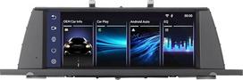 Greitai įsijungiantis „Linux“ automobilių radijas, suderinamas su „BMW 5GT“ serijos F07 (2010–2012 m.) modeliais, „CIC iDrive“ atnaujinimas | „Bluetooth“ / belaidis „CarPlay“ / „Android Auto“ | Išsaugo gamintojo numatytus valdymo elementus