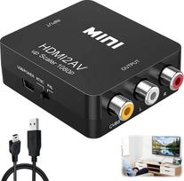 HDMI į cinch adapteris, 1080P HDMI į AV keitiklis su USB maitinimo kabeliu