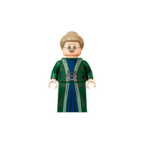 Professor Minerva McGonagall - Dark Green Robe over Dark Blue Dress