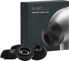 INAIRS (L) – suderinami su „Galaxy Buds Pro“, 3–5 porų ausinių tvirtinimai – tvirtas laikymasis ir intensyvi garso patirtis – juodi