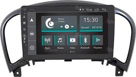 Individualizuotas „Nissan Juke“ automobilių radijas su standartine radijo jungtimi, „Android“, GPS, „Bluetooth“, „Wi-Fi“, USB, DAB+, 9 colių jutikliniu ekranu, 4 branduolių procesoriumi, „CarPlay“ ir „Android Auto“