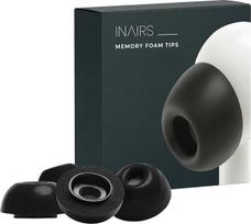 INАIRS™ ausų antgaliai „AirPods Pro 2“ ir „AirPods Pro 1“ – iš atminties putų – 5 poros, maži, juodi