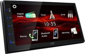 JVC KW-M180DBT – 17,3 cm (6,8 colių) skaitmeninis multimedijos AV imtuvas su greito paleidimo funkcija ir „Android“ atvaizdavimo per USB funkcija (4 x 45 W, DSP, DAB+/FM, „Bluetooth“, 3 išėjimai 2 V, USB, „iPod“/„iPhone“ valdymas)
