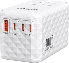 LENCENT 140 W kelioninis adapteris, skirtas naudoti visame pasaulyje, universalus kelioninis kištukas, skirtas kelionėms po visą pasaulį