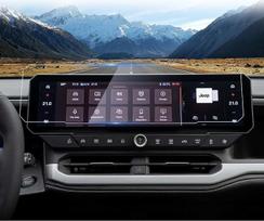 LUWU [2 vnt. rinkinys] Navigacijos apsauginė plėvelė, 16 colių, skirta „Jeep Compass“ (2026