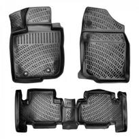 Guminiai kilimėliai juodi 3D RIZLINE TOYOTA RAV4 III (2006-2012)