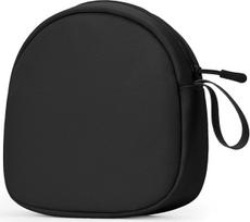 Minkštas ausinių dėklas, skirtas „JBL Tune 510BT/520BT/500BT/720BT“, „Sony WH-CH520/510/720/710“ ir „KVIDIO“ ausinėms, ypač plonas ausinių dėklas, universalus kelioninis apsauginis dėklas, laikymo maišelis (juodas)