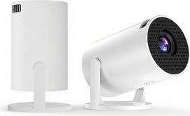 Namų kino projektorius su „Wi-Fi“, daugybe jungčių ir mažu triukšmo lygiu, 240° pasukimu, užtikrinančiu lankstų žiūrėjimą, bei integruotu garsiakalbiu, kuris užtikrina įspūdingus filmų vakarus