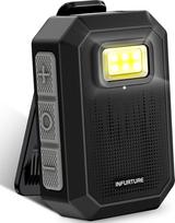 Nešiojamieji „Bluetooth“ garsiakalbiai, IPX7 atsparus vandeniui nešiojamasis garsiakalbis su tvirtinimo spaustuku, magnetinis „Bluetooth“ garsiakalbis, švarus garsas / stereo pora, belaidis 5.4 su įmontuotu mikrofonu, lengvas
