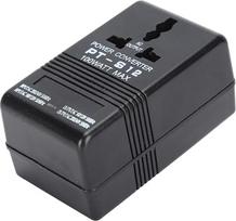 PT-S12 įtampos keitiklis, keičiantis kintamąją srovę nuo 100 V iki 120 V į 220 V–240 V; maitinimo transformatorius, 50/60 Hz