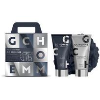 Homme Relax & Refresh Gift Set ( Černý pepř & Mandarinka ) - Dárková sada péče o tělo s houbičkou ( 3 ks )
