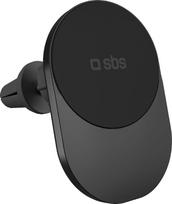 SBS Qi2 15 W „MagSafe“ automobilinis įkroviklis, magnetinis telefono laikiklis automobiliui, laikiklis ant oro ventiliacijos angos