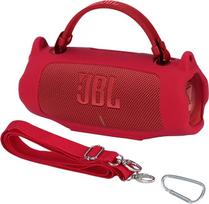 Silikoninis dėklas garsiakalbiams „JBL Charge 6“, raudonas, korpusas