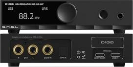 SMSL D100 „Hi-Fi“ garso DAC ausinių stiprintuvas, ES9081 XMOS XU-316 stalinis DAC, visiškai suderinamas su MQA, DSD512 ir PCM 768 kHz, 4,4 mm simetrinė / 6,35 mm / RCA išvestis, skirta kompiuterinių žaidimų garsiakalbiams