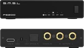 SMSL PS200PRO ES9039Q2M Hi-Fi DAC, DSD512, PCM 32 bitų/768 kHz skaitmeninis-analoginis garso keitiklis, USB/optinis/koaksialinis į stereo RCA išėjimą, MQA/MQA CD garso DAC, skirtas kompiuteriui, PS5 ir stiprintuvui