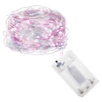 Lempučių girlianda Springos 5907719401560, 10 m, rožinė sp., 100 LED