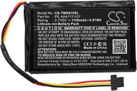 TCTK baterija, 1100 mAh, suderinama su [TomTom] 4FA60, Go 610, Go 620, Essential, Navigator 6; pakeičia AHA1111107, P6 FBA