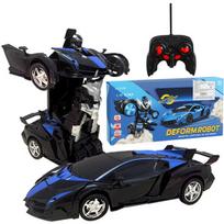 Nuotoliniu būdu valdomas automobilis robotas 2in1 juodas su driftu, šviesomis ir garsu