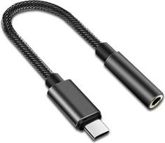 USB-C į 3,5 mm adapteris, C tipo ausinių adapteris, „Aux“ adapteris, suderinamas su „Huawei Mate 20/30/P30“, „Xiaomi 6/8/9/SE“, „Samsung S8/S9/Note 8“ ir kt.