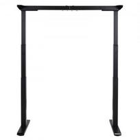 Stovas stalui Elektrinis reguliuojamas 100x180x60 cm Juodas plienas