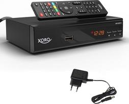 XORO HRS 8659 V2 DVB-S2 HD palydovinis imtuvas su HDMI, SCART, USB ir „Unicable“ jungtimis