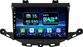 [4G + 64G] Automobilinis radijas „Android 15“, skirtas „Opel Astra K“ (2015–2019 m.) ir „Buick Verano GS“ (2015 m.) modeliams. Įmontuotas DAB+ / „CarPlay“ / „Android Auto“ / DSP – kamera ir mikrofonas – 9 colių IPS ekranas – „Bluetooth“, SWC, „Wi-Fi“, DAB