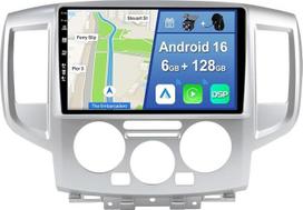 [6GB + 128GB] „Android 14“ automobilių radijas, skirtas „Nissan NV200“ (2014–2018 m.) – [integruota „CarPlay“ / „Android Auto“ / DSP / GPS] – 9 colių IPS ekranas, DAB / „MirrorLink“ / „Bluetooth 5.0“ / AHD / 360° kamera